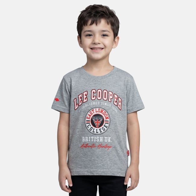 T-shirt manches courtes imprimé, col rond SURF CLUB - LEE COOPER