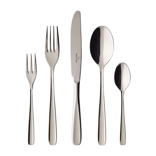 Ménagère 30Pcs. LIAM Couleur argent/platine <span itemprop=