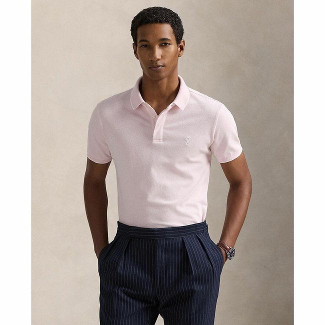 Футболка поло приталенная розовый POLO RALPH LAUREN