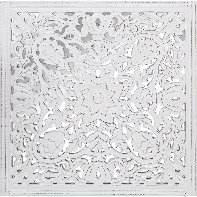 Console en bois, porte vitrée et rangements Couleur bois et blanc <span itemprop=