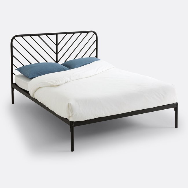 Bed in staalmetaal, Anda <span itemprop=