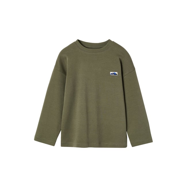 T-shirt manches longues lichen <span itemprop=