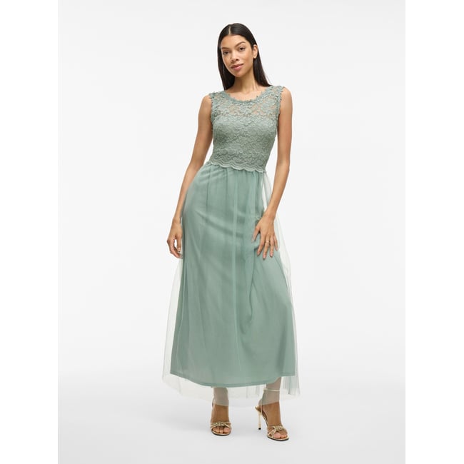 Robe longue sans manches en dentelle - VILA