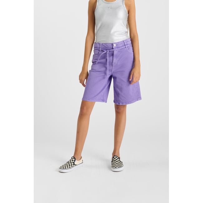 Short en jeans CARPUGI white <span itemprop=