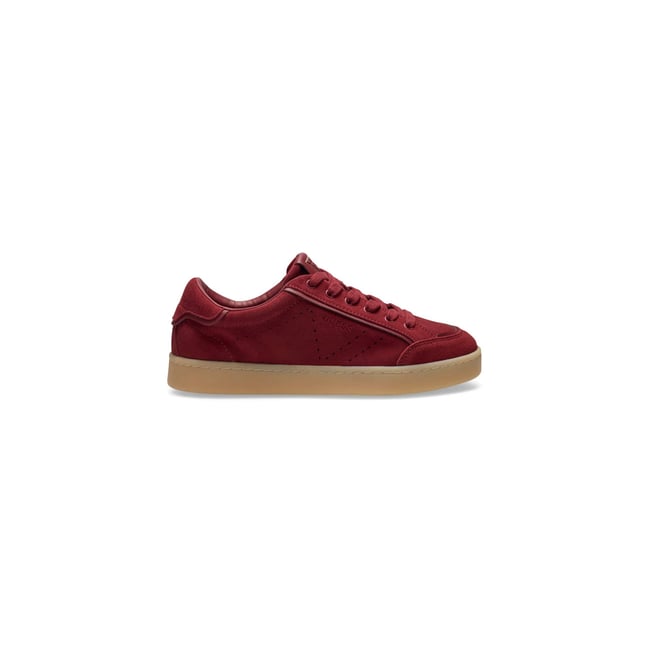 Baskets En Daim Jhell rouge <span itemprop=