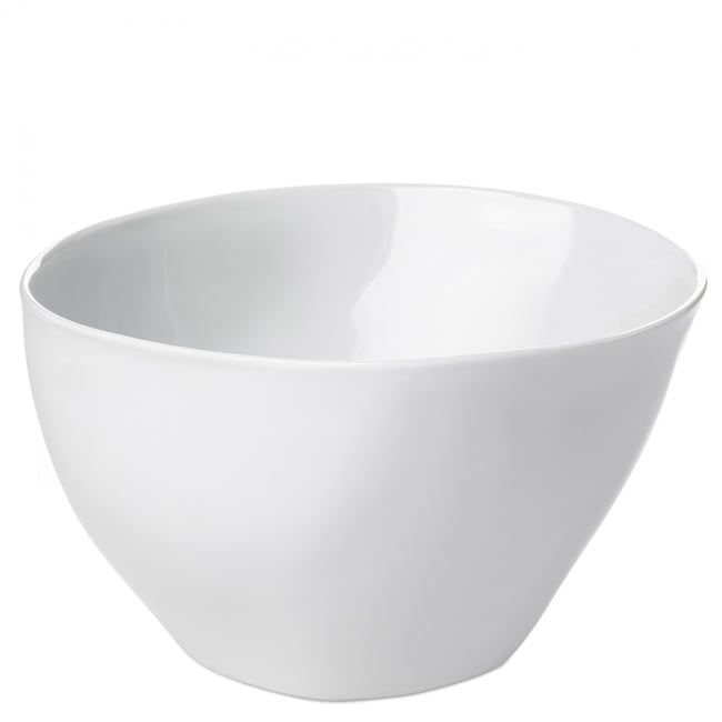 Grand Bol Affamé Porcelaine Blanc Brillant Diam 16 cm Couleur v002227 <span itemprop=
