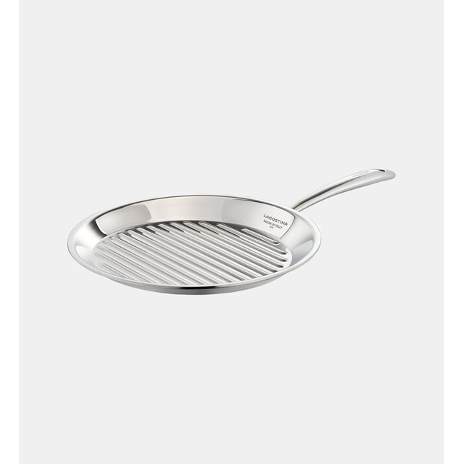 Poêle grill - ø28 cm gris <span itemprop=