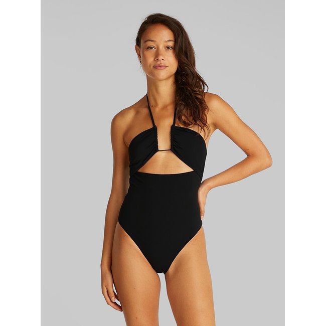 Costume da bagno intero CK Wire nero CALVIN KLEIN UNDERWEAR