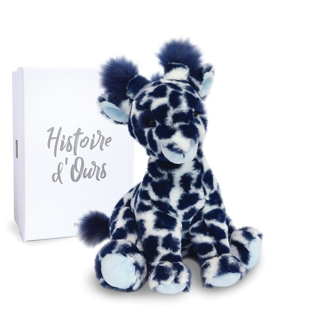 Peluche Lisi La Girafe 30 Cm bleu <span itemprop=