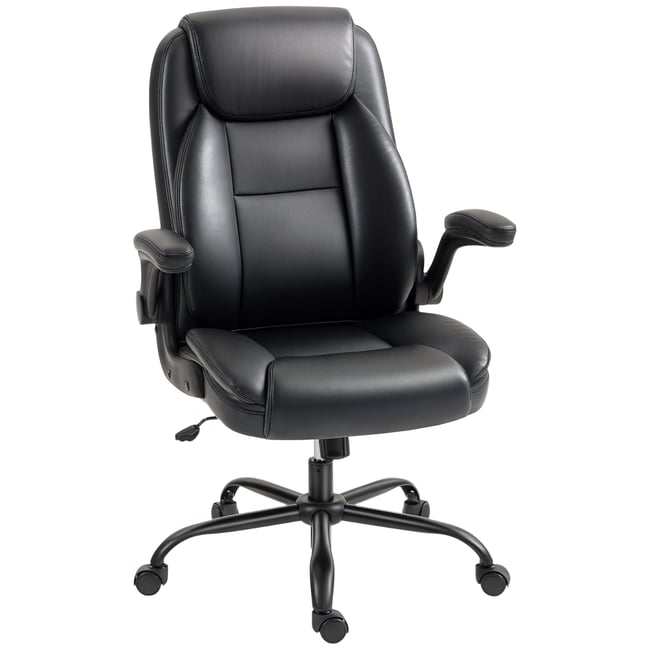 Chaise de bureau Polyuréthane Couleur noir <span itemprop=