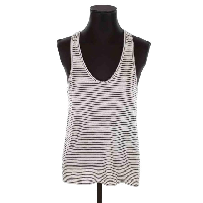 Top sans manche en coton - Bon État blanc <span itemprop=