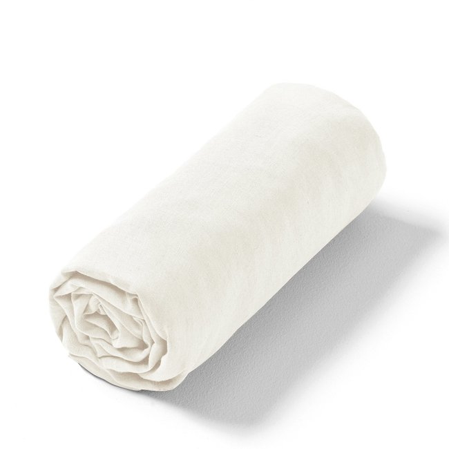 Drap-housse lin lavé, Elina pour matelas épais - AM.PM