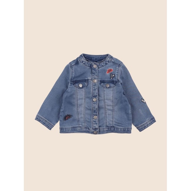 Veste - Etat satisfaisant bleu <span itemprop=