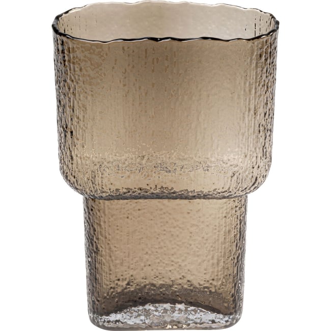 Vase en verre, FASHIONISTA Couleur marron <span itemprop=