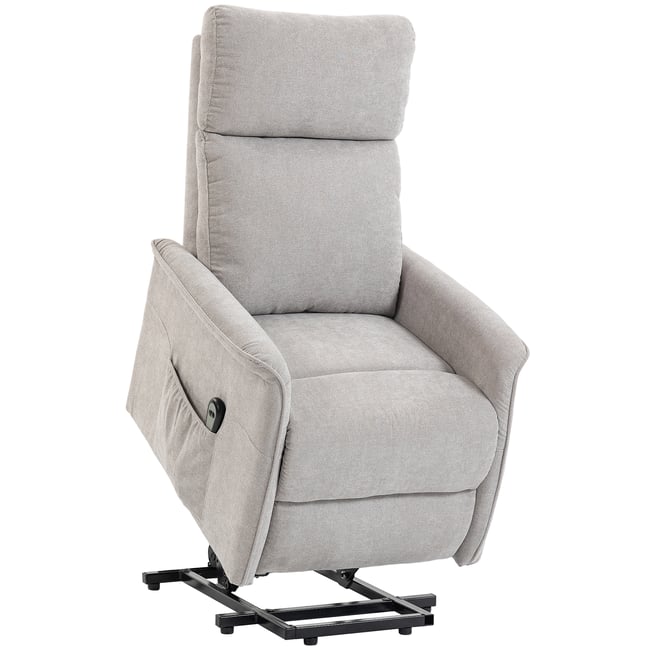 Fauteuil releveur électrique Chenille (100% Couleur gris clair <span itemprop=