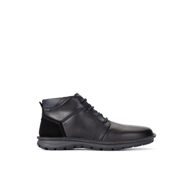 Bottines cuir Baeza black <span itemprop=