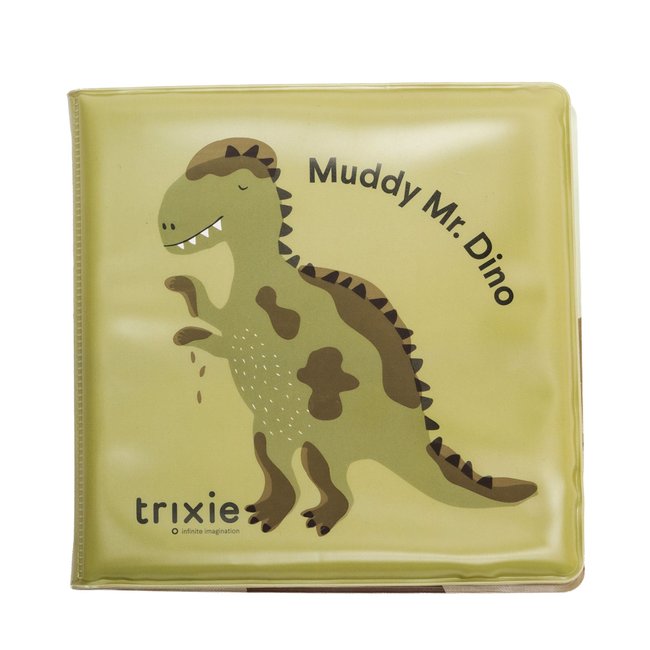 Livre de bain qui change de couleur Les aventures de Mr. Dino dans la boue - Trixie - TRIXIE