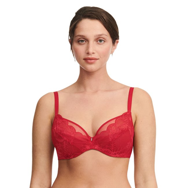 Soutien-gorge emboîtant Midnight Flowers rouge <span itemprop=