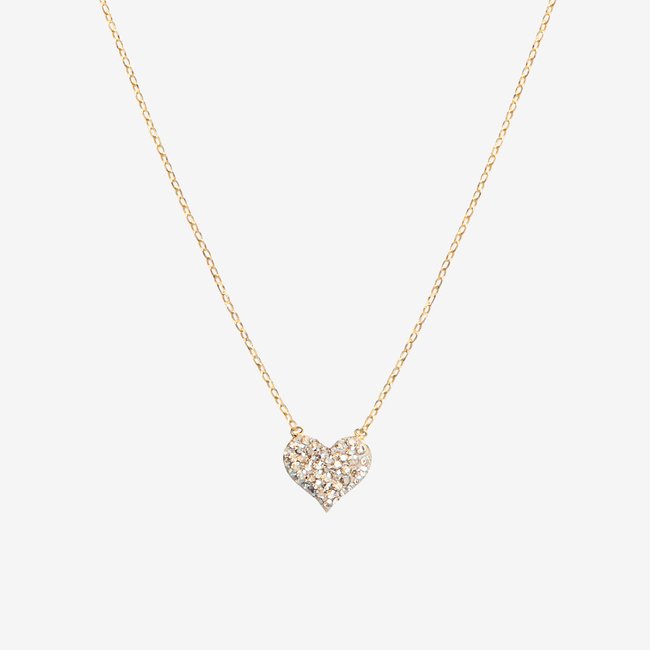 Collier doré heart - KUCHI - CAROLINE NAJMAN