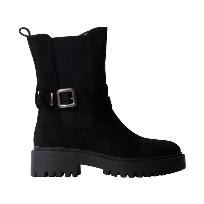 Bottines à Zip noir <span itemprop=
