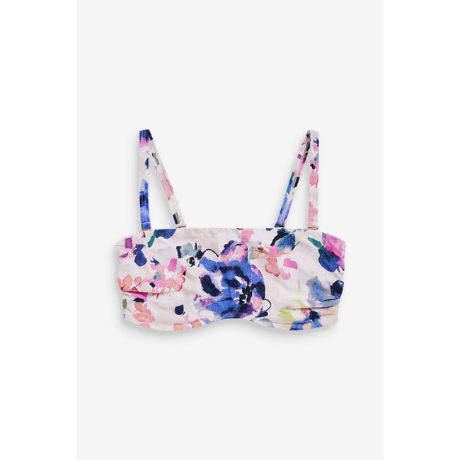 Haut De Bikini Bandeau 2025 - Sans Bretelles, Top Piscine Plage - Pour Femme - Couleurs Uni