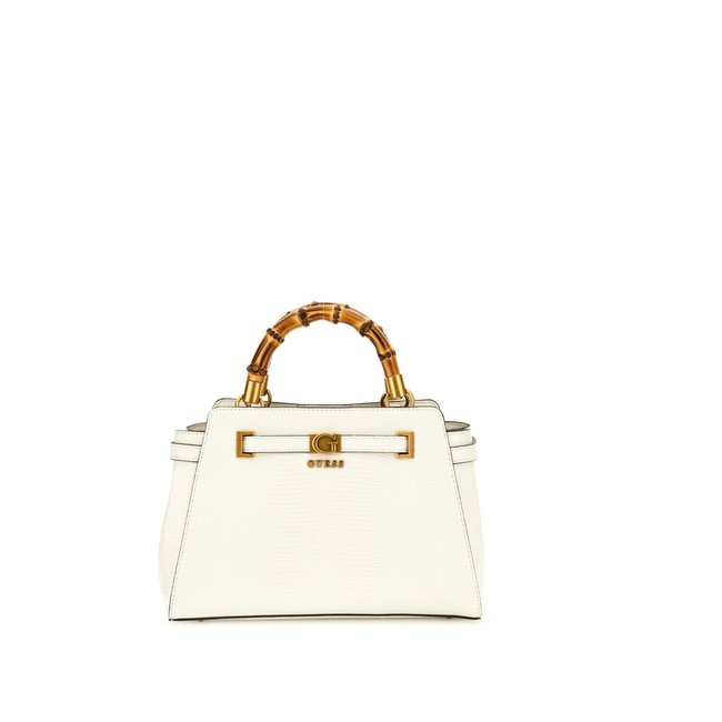 Sac À Main Sibel Imprimé Python blanc <span itemprop=