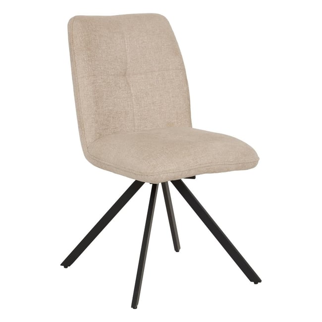 Chaise pivotante en acier GIRA Couleur beige <span itemprop=