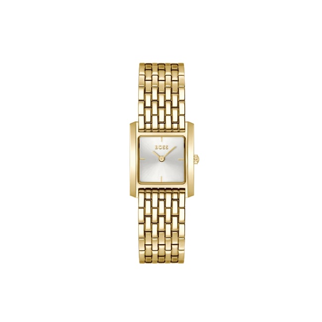 Montre Analogique  LUCY SCALA doré blanc doré <span itemprop=