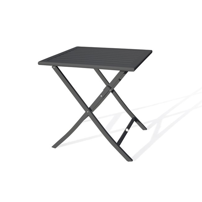 Table de jardin en aluminium MARIUS gris anthracite <span itemprop=