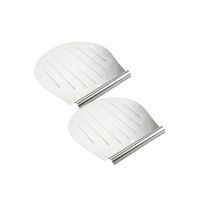 Set de 2 ustensiles pelle à gâteau et pelle à pizza SMART PASTRY Couleur gris <span itemprop=