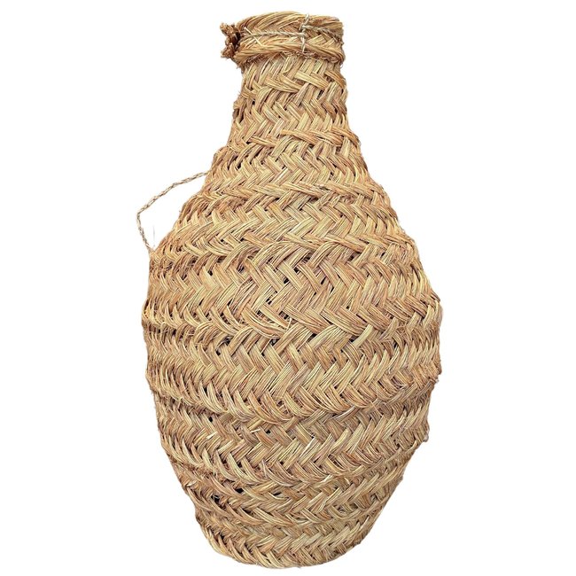 Grand panier déco amphore -  LOJI Couleur naturel <span itemprop=
