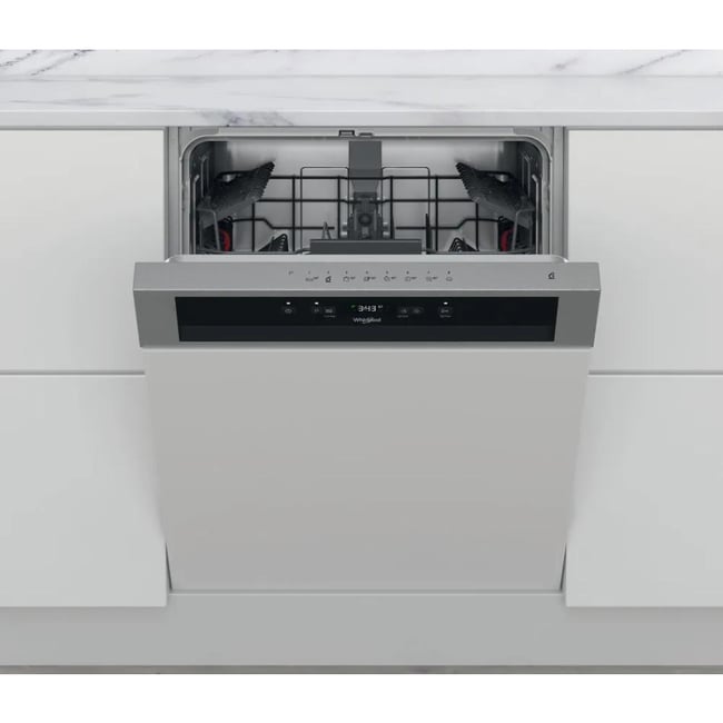 Lave vaisselle integrable 60 cm WBC3C26X sans facade bandeau inox <span itemprop=
