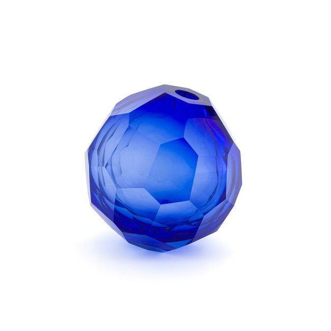 Objeto decorativo de cristal grueso, Veneto azul <span itemprop=
