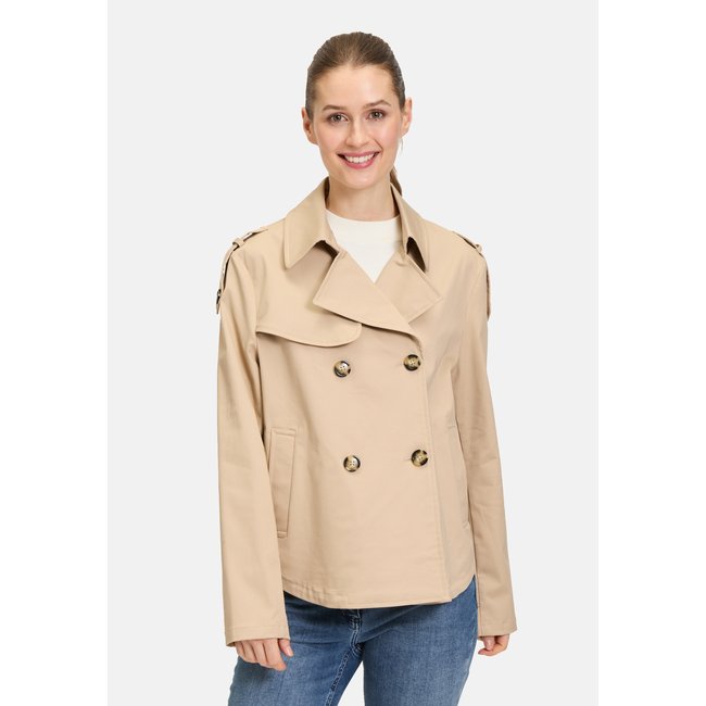 Veste d'été à col beige <span itemprop=