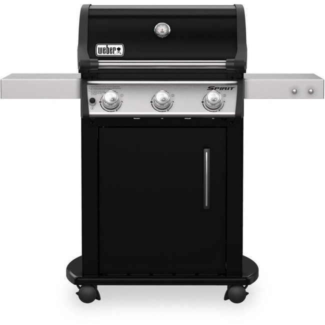 Barbecue gaz Spirit E-315 Mix Plancha Black noir <span itemprop=