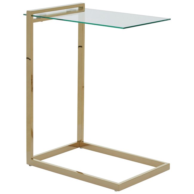 Luxe Glass Supper Table, transparent, FIFTY FIVE SOUTH