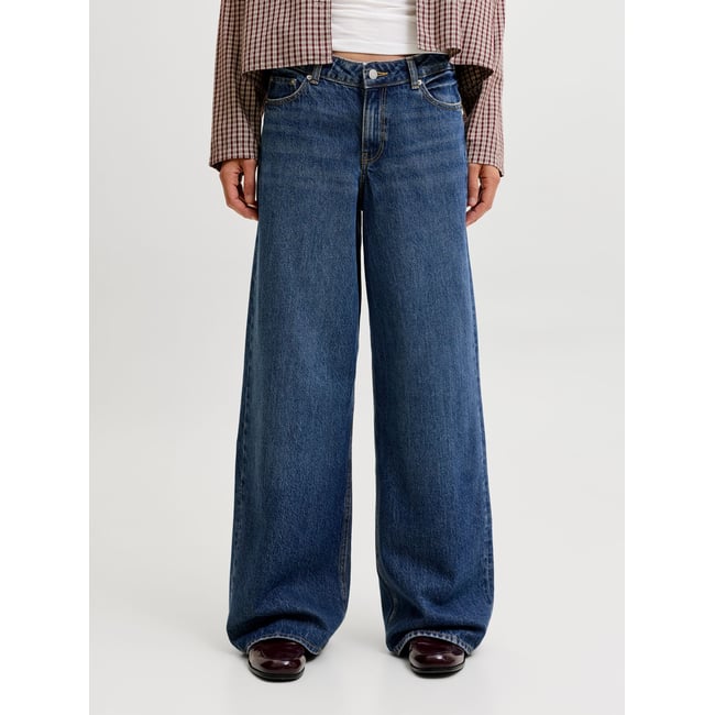 Jean À Coupe Large blue denim <span itemprop=