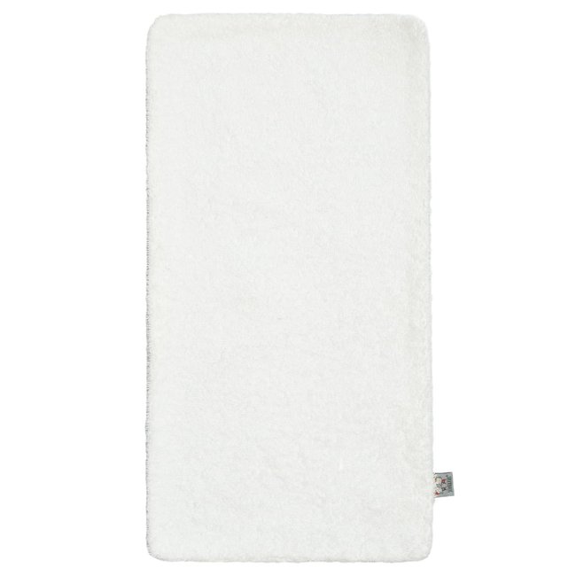 Tapis à langer amovible en éponge de bambou MAISON SEVIRA blanc <span itemprop=