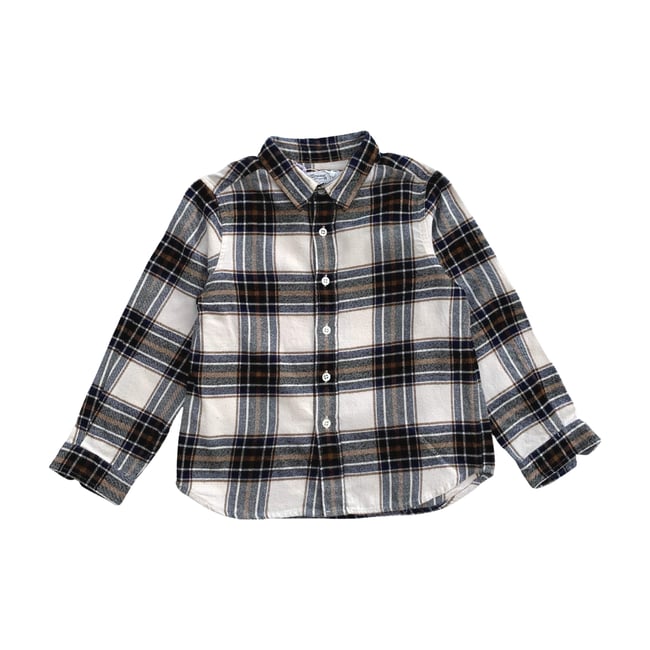 Chemise enfant - Très bon état marron <span itemprop=
