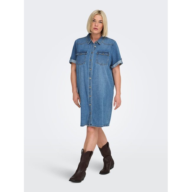 Robe En Denim CARLISA Robe courte - ONLY CARMAKOMA