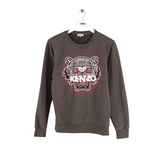 Sweatshirt - Très Bon État kaki <span itemprop=