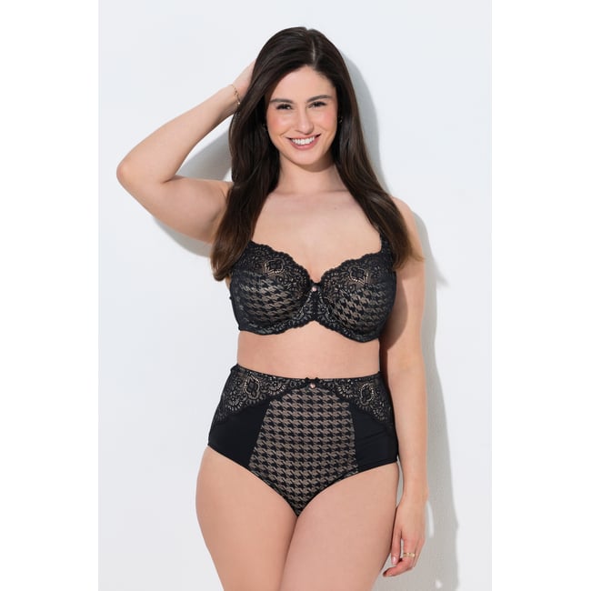 Culotte maxi TruYou, taille haute noir <span itemprop=