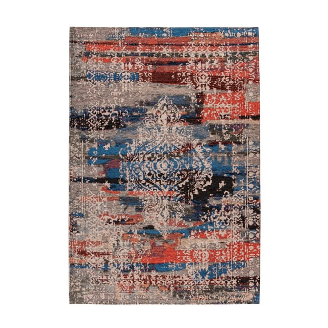 Tapis rectangulaire, CHARME Couleur multicolore, rouge <span itemprop=
