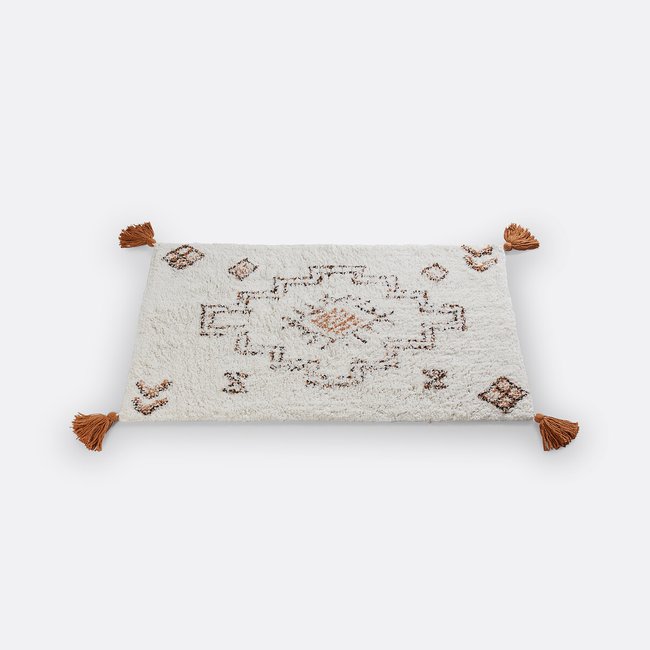 Nala 100% Tufted Cotton Bath Mat ecru LA REDOUTE INTERIEURS