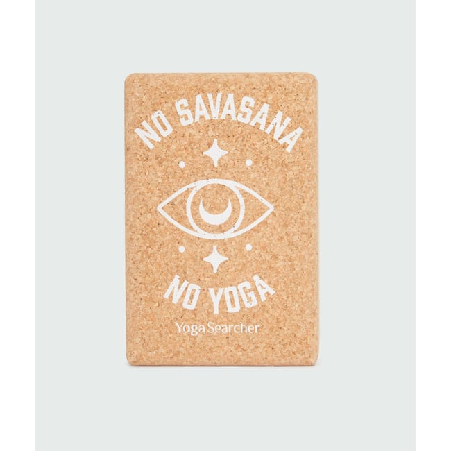 Big Brique de Yoga No Savasana beige <span itemprop=
