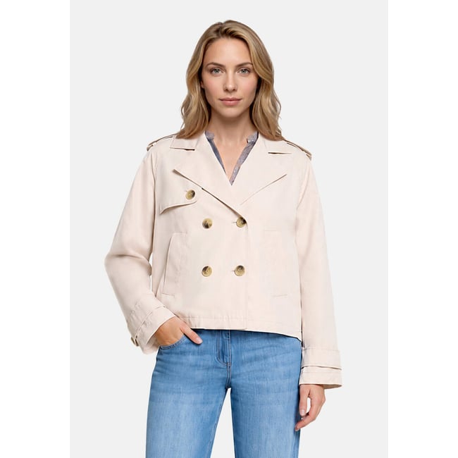 Veste blazer à manches longues gris <span itemprop=