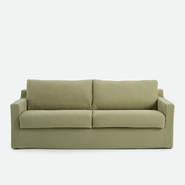 Canapé convertible déhoussable, 2, 3 ou 4 places, en coton et lin, LINETTO - LA REDOUTE INTERIEURS