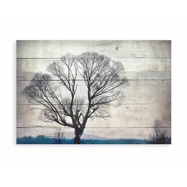 Panneau décoratif en bois ARBRE Couleur arbre <span itemprop=