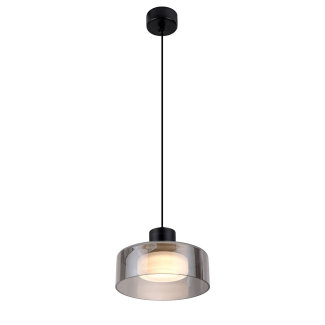 Suspension LED avec verre fumé - VALDO Couleur v002228 <span itemprop=