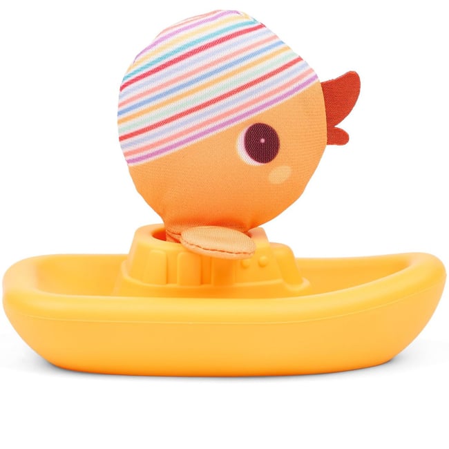 Jouet de bain Bâteau jaune, marron <span itemprop=
